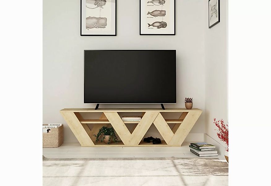 Decortie TV-Schrank Ralla Moderner TV-Ständer Multimedia-Center, 158 x 30 x günstig online kaufen