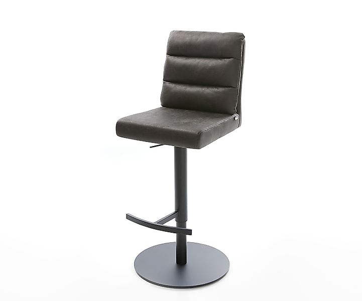 Barstuhl Pela-Flex Vintage Anthrazit Drehfuß höhenverstellbar Metall günstig online kaufen