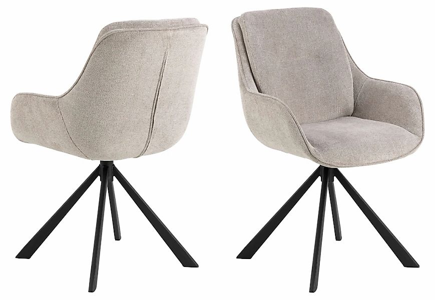 ACTONA GROUP Esszimmerstuhl "Carrie, Polsterstuhl, Stuhl, Sitzhöhe-38 cm" ( günstig online kaufen