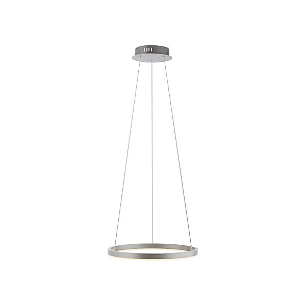 Just Light Pendelleuchte Ritus Aluminium  Ø 40 cm günstig online kaufen