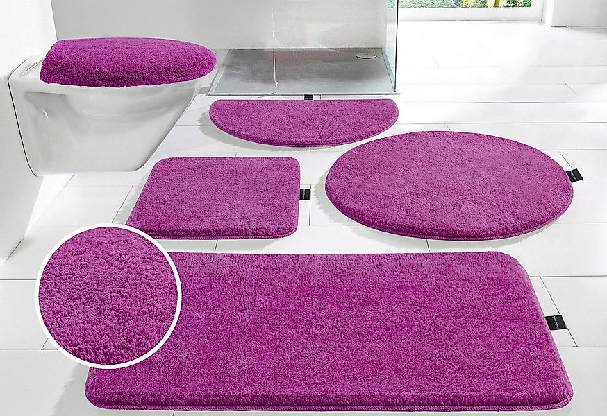 Bruno Banani Badematte Lana, Badvorleger, Badezimmer Teppich, Höhe 25 mm, r günstig online kaufen