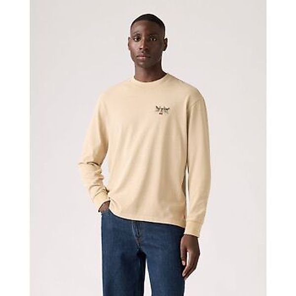 Levis  T-Shirts & Poloshirts A6145 0054 - LS GRAPHIC AUTHENTIC TEE-WHITE PE günstig online kaufen
