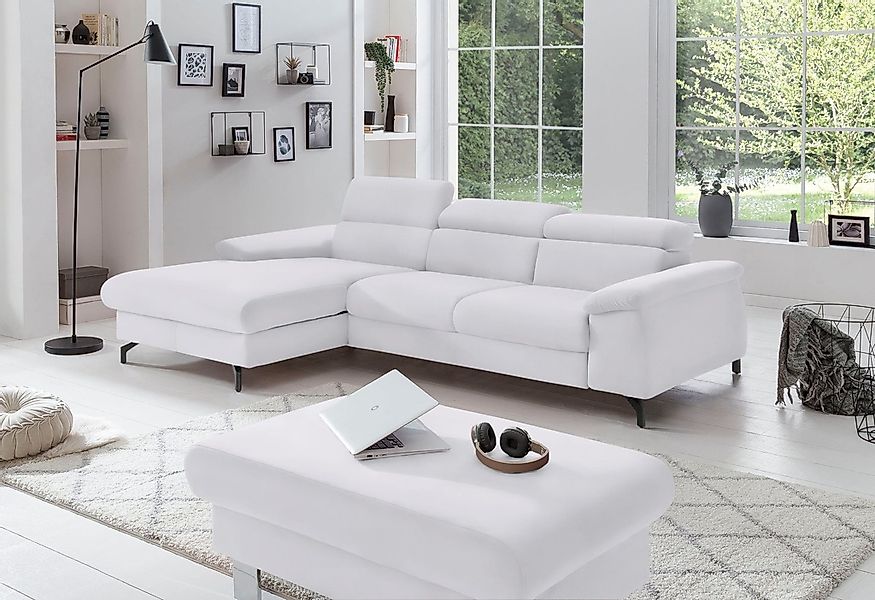 COTTA Polstergarnitur "Komaris L-Form", (Set), Set bestehend aus: Ecksofa m günstig online kaufen