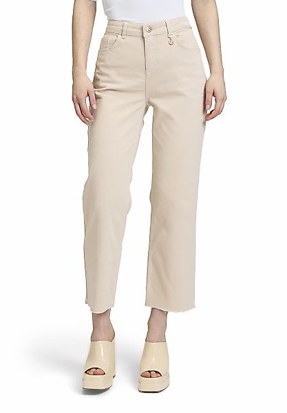 Cartoon Ankle-Jeans "Damen mit offenem Saum" günstig online kaufen