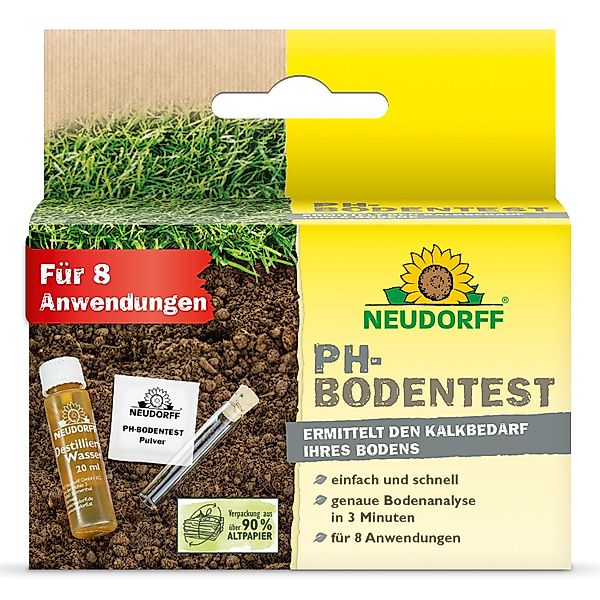 Neudorff Bodentest pH Bodentester für 8 Anwendungen, Zur einfachen und schn günstig online kaufen