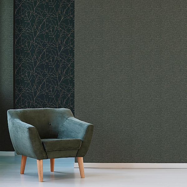 Superfresco Easy Vliestapete Heritage Texture Green 10,05 x 0,52 m günstig online kaufen