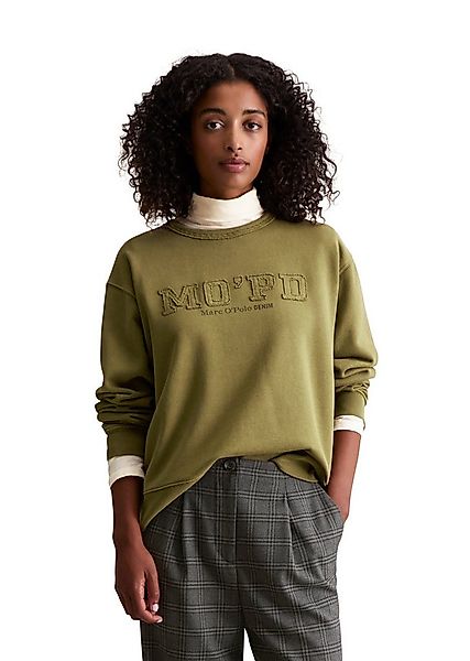 Marc O'Polo DENIM Sweatshirt Rundhalsausschnitt, Relaxed fit, Garment-Dye-F günstig online kaufen