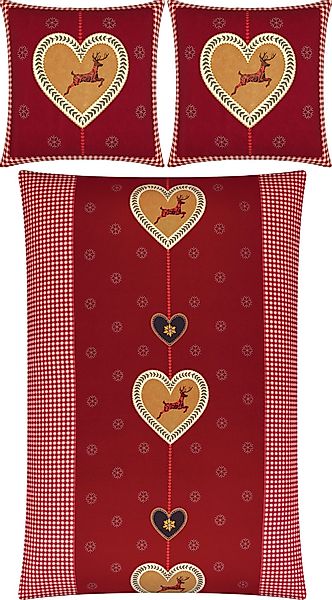 Kaeppel Bettwäsche Bettwäsche, Biber, Karo günstig online kaufen