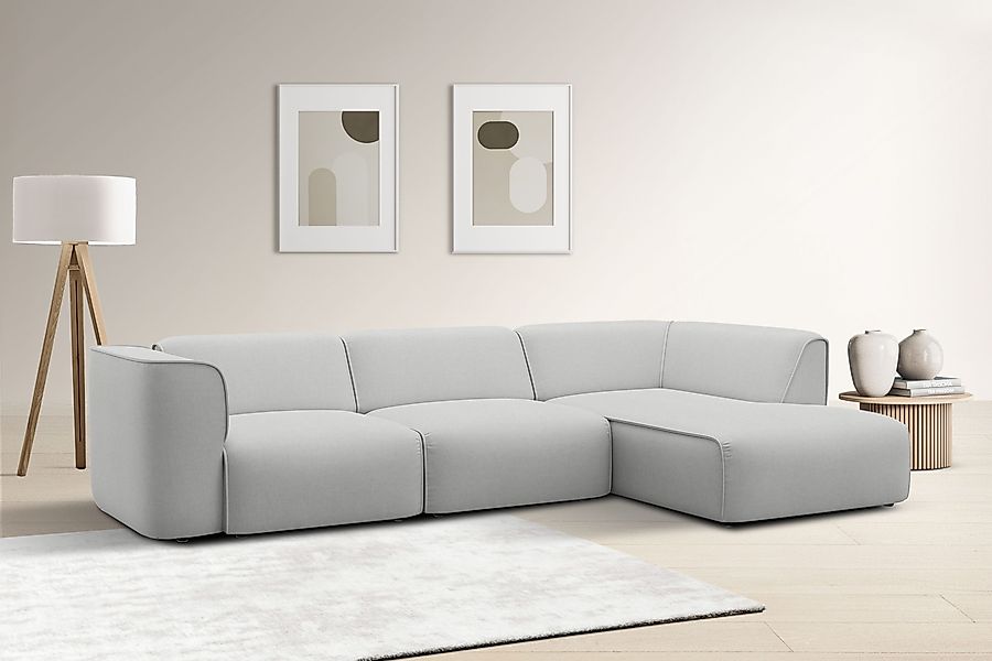OTTO home Ecksofa "Merid L-Form, jederzeit durch Module erweiterbar, B/T/H: günstig online kaufen