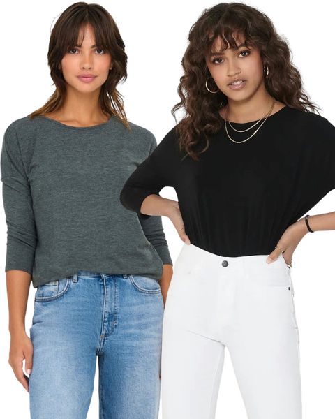 ONLY 3/4 Arm-Pullover (Set, 2er-Pack) Locker günstig online kaufen