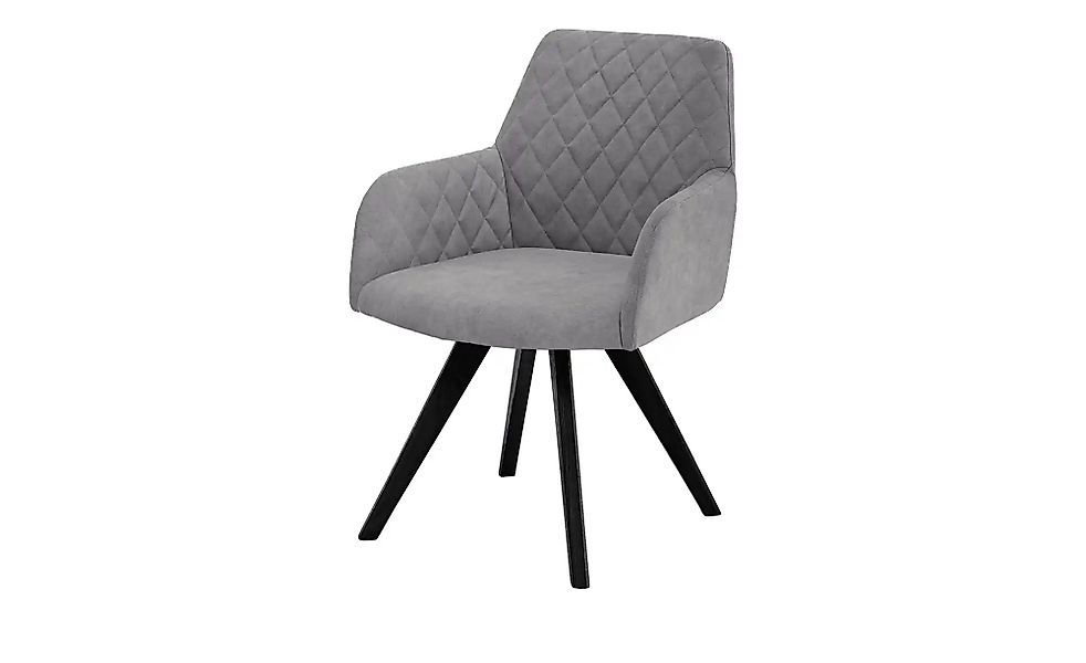 Dine + Mine Esszimmerstuhl  Bristol 1 ¦ grau ¦ Maße (cm): B: 61 H: 88 T: 66 günstig online kaufen