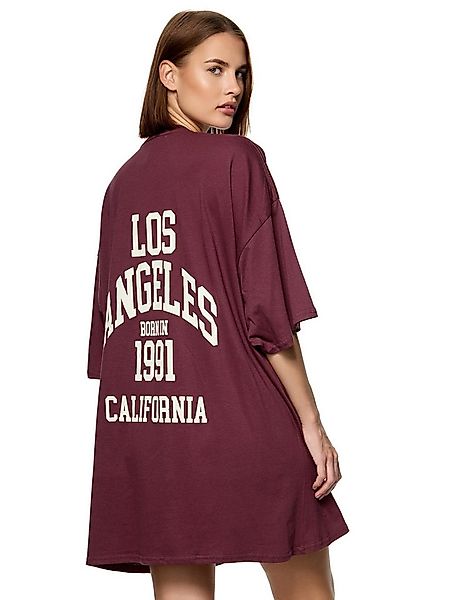 Worldclassca T-Shirt Worldclassca Oversized Print LA LOS ANGELES T-Shirt la günstig online kaufen