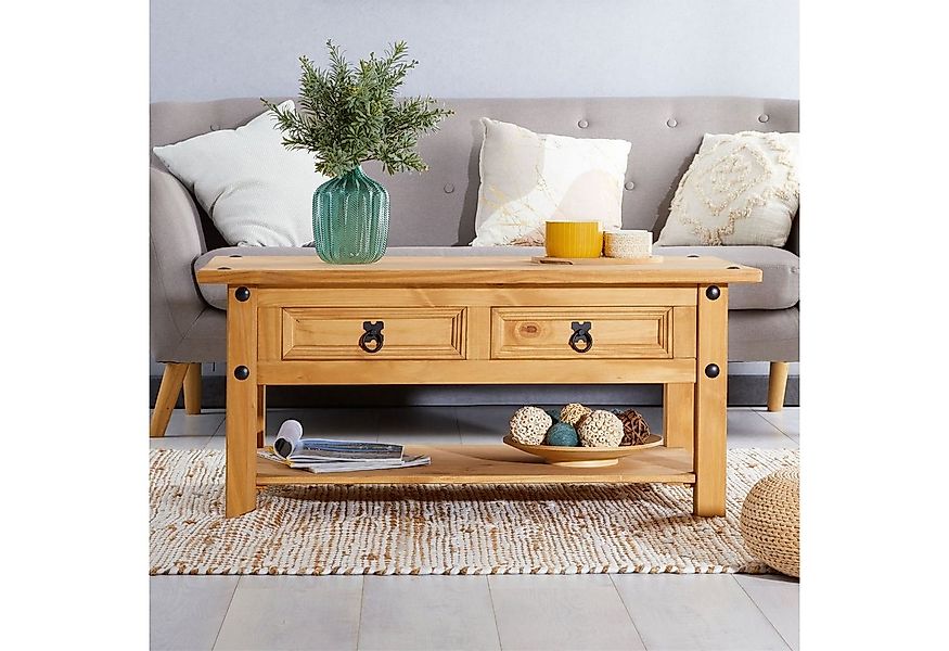 CARO-Möbel Couchtisch SALSA, Wohnzimmertisch 100x60cm, Sofatisch mit Staura günstig online kaufen