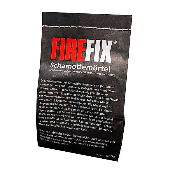 Firefix Fugenmörtel FireFix Schamottmörtel 0,5 kg günstig online kaufen