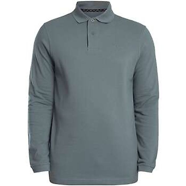 Barbour  Poloshirt Essential Langärmliges Piqué-Poloshirt mit Schottenmuste günstig online kaufen
