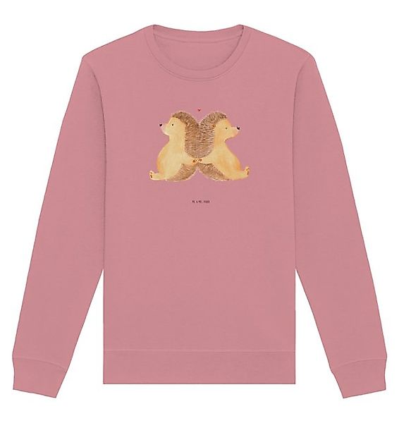 Mr. & Mrs. Panda Longpullover Igel händchenhaltend Größe M - Canyon Pink - günstig online kaufen