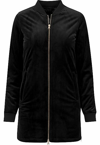 URBAN CLASSICS Langmantel "Urban Classics Damen Ladies Long Velvet Jacket" günstig online kaufen