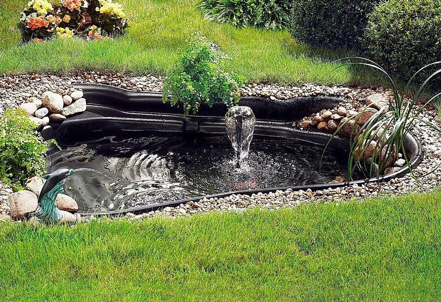 Ubbink Fertigteich Start 500, BxLxH: 140x179x50 cm, 500 l, (Set), inkl. Pum günstig online kaufen