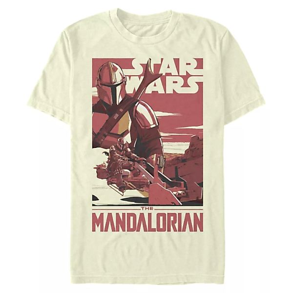 Star Wars - The Mandalorian - Gruppe Mad Mando Poster - Männer T-Shirt günstig online kaufen