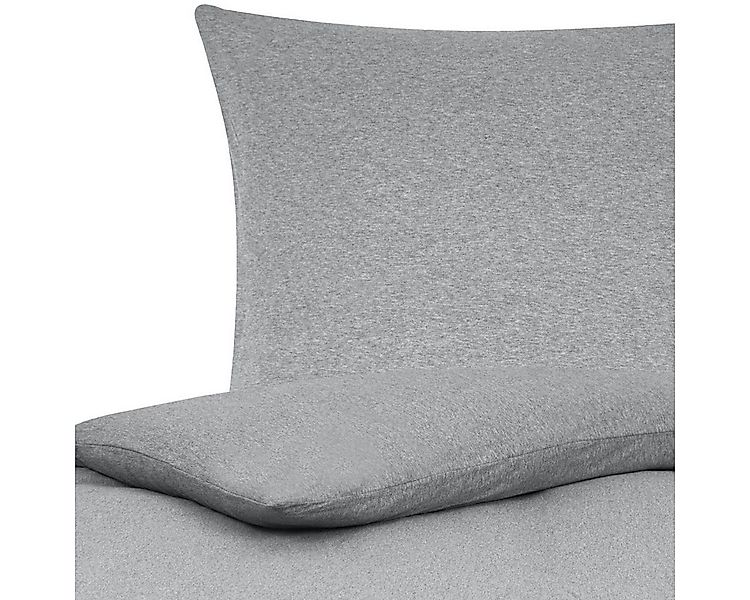 TRAUMSCHLAF Bettwäsche Jersey Melange, Jersey, 2 teilig, schlichte bügelfre günstig online kaufen