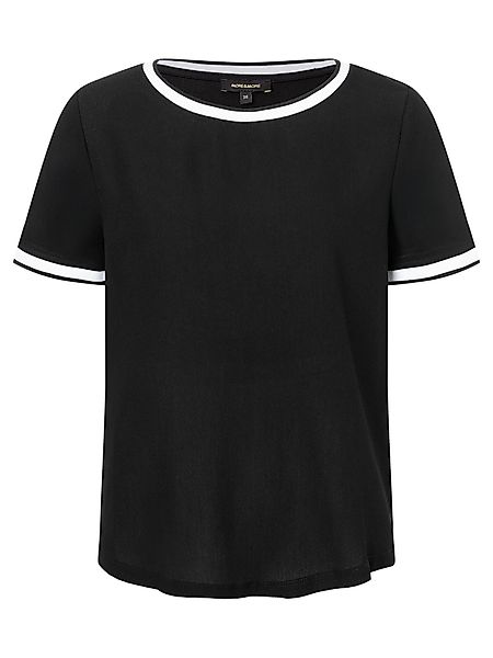 MORE&MORE Kurzarmshirt Blusenshirt günstig online kaufen