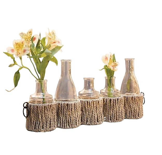 Home-trends24.de Dekovase Boho Dekovase Vase Vasenset Glasvasen Deko Natur günstig online kaufen