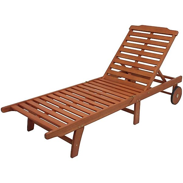 Garden Pleasure Gartenliege "Palm Springs, TOPSELLER" Eukalyptus, verstellb günstig online kaufen