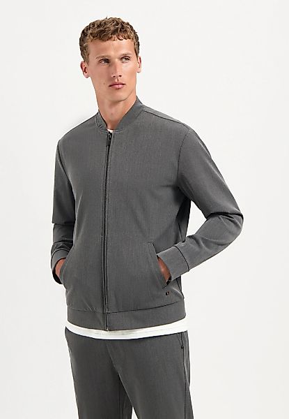 NO EXCESS Bomberjacke "No Excess Leichte melierte Strickjacke" günstig online kaufen