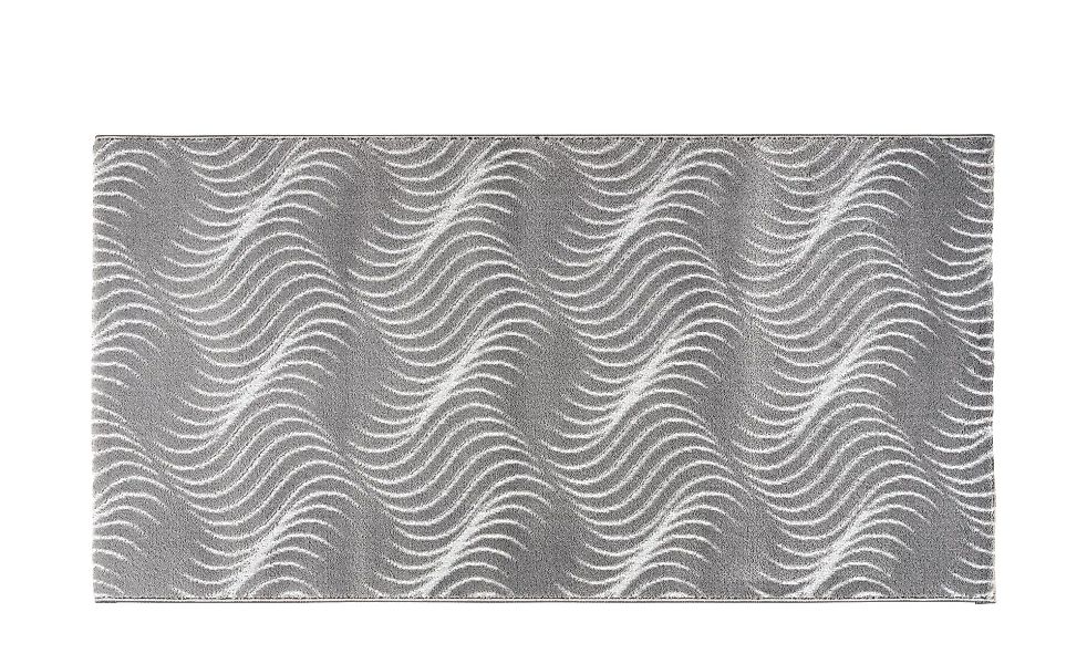 Webteppich  Enna - grau - Synthethische Fasern - 160 cm - Sconto günstig online kaufen