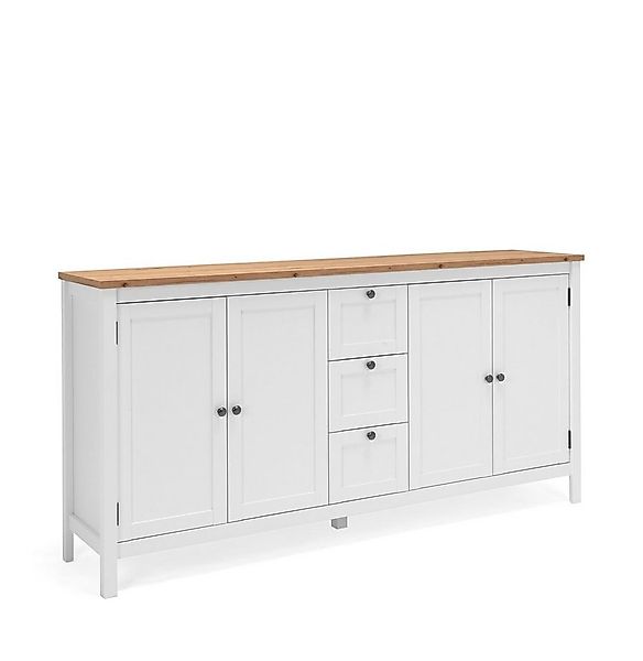 Newroom Sideboard Eireen, Wildeiche Sideboard Vintage Industrial Highboard günstig online kaufen