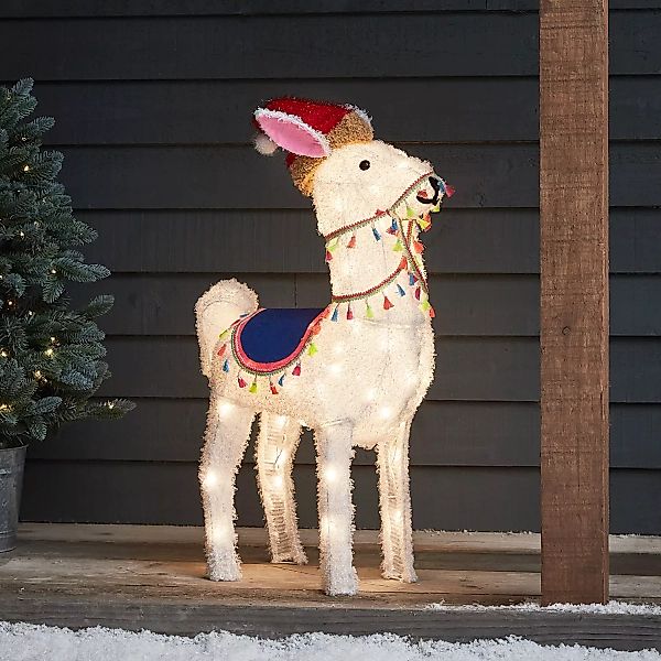LED Weihnachtsfigur außen Alpaka günstig online kaufen
