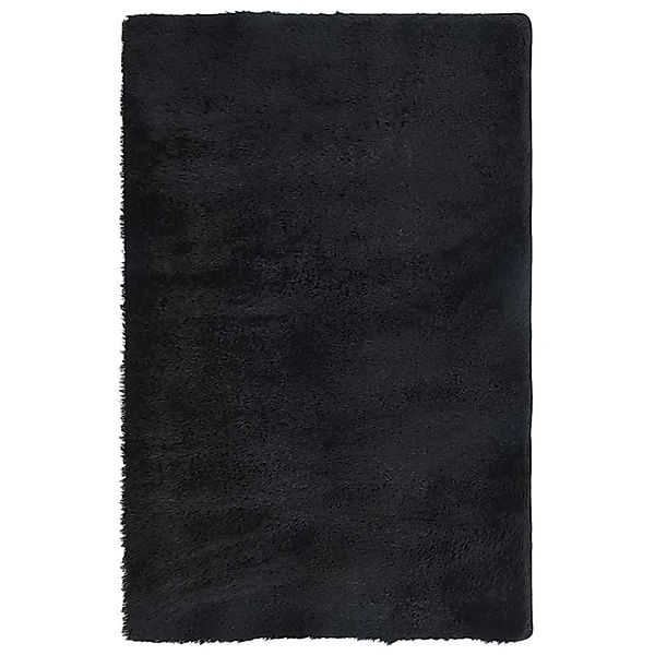 vidaXL Teppich Shaggy Hochflor NAVARRA Schwarz 130x200 cm Polyester 4102830 günstig online kaufen
