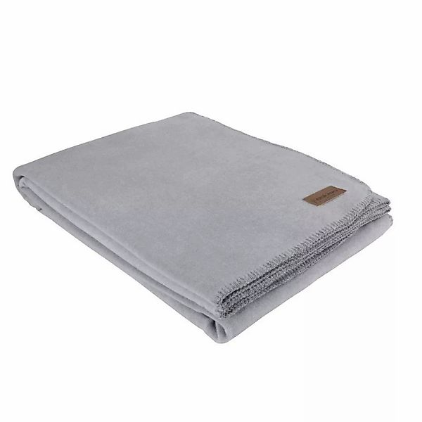 Eskimo Edelveloursdecke Wohndecke Viscose Polyester 150x200 silber günstig online kaufen