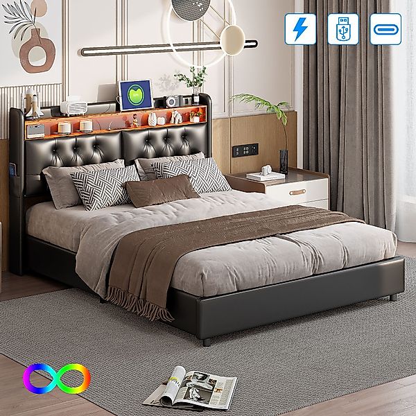Furnishings Home Polsterbett Stauraumbett Doppelbett inkl. günstig online kaufen