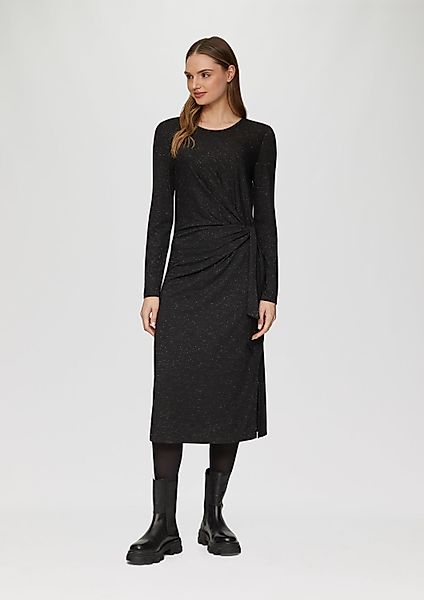 s.Oliver Midikleid Kleid Glitzerndes Jersey-Kleid mit günstig online kaufen