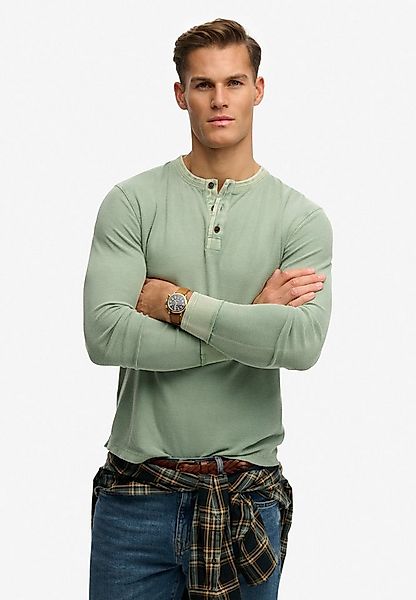 Superdry Langarmshirt LW TEXTURED GRANDAD TOP günstig online kaufen