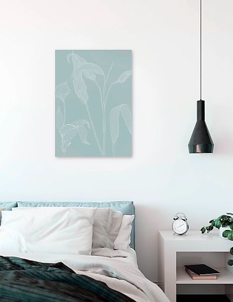 Komar Leinwandbild "Minty Green - Größe 40 x 60 cm" Natur 1 Stk. tlg. Keilr günstig online kaufen