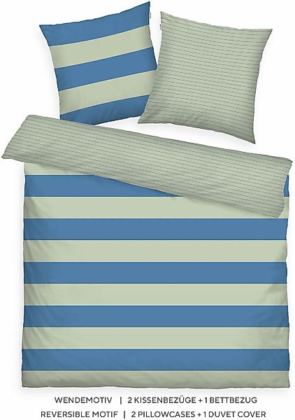 TOM TAILOR HOME Bettwäsche "BOLD STRIPES in Gr. 135x200cm, 155x220cm oder 2 günstig online kaufen