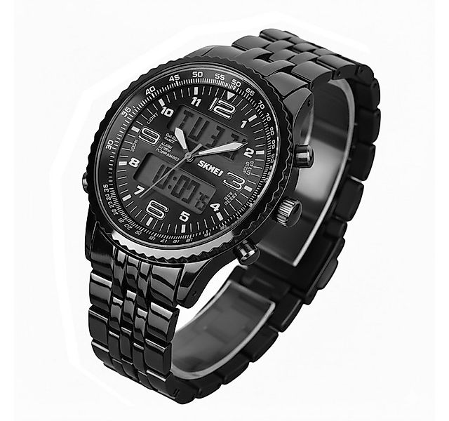 Taffstyle Quarzuhr Multifunktions Herren Armbanduhr Stoppuhr Alarm Beleucht günstig online kaufen