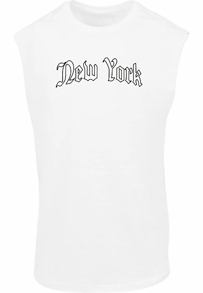MisterTee T-Shirt "MisterTee New York Wording Sleeveless Tee" 1 Stk. tlg. günstig online kaufen