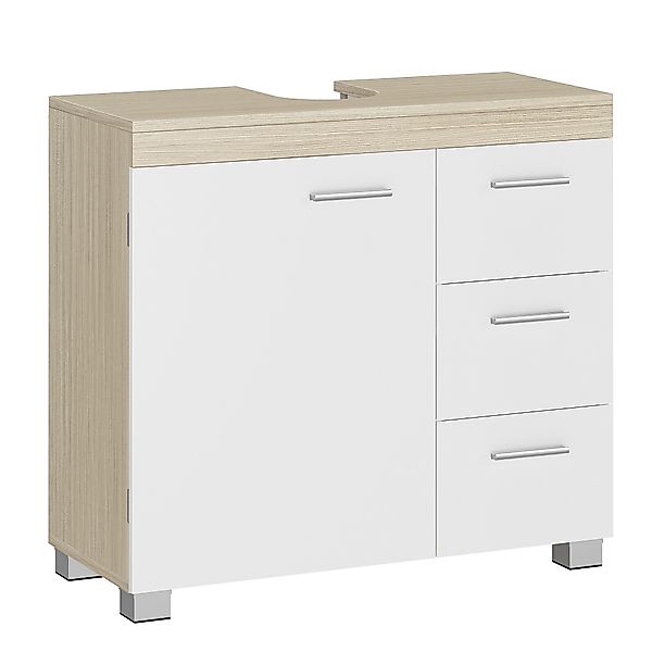 VASAGLE Waschbeckenunterschrank Badezimmerschrank Badschrank mit 3 günstig online kaufen