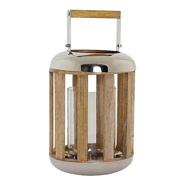 Lanterne Dkd Home Decor Silber Holz Metall (22 X 22 X 32 Cm) günstig online kaufen