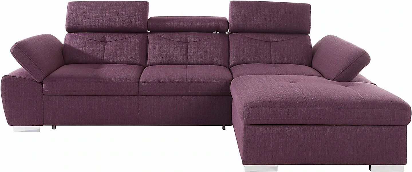 exxpo - sofa fashion Ecksofa "Spring, super bequem, mit Armteil- und Kopfte günstig online kaufen