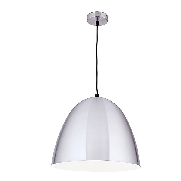 Orion Leuchten Hängeleuchte Loft 40 x 30 cm Silber Matt 1 x E27 günstig online kaufen