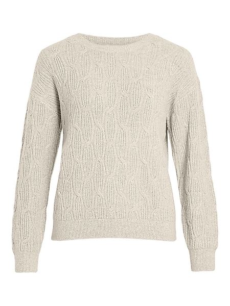 Vila Strickpullover Gemusterter Pullover mit elegantem günstig online kaufen