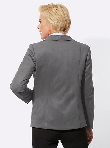 Classic Jackenblazer "Lederimitat-Blazer" günstig online kaufen