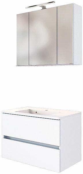welltime Badmöbel-Set "Baabe" Set, 2 Stk. tlg. Breite 80 cm, Softclose-Funk günstig online kaufen