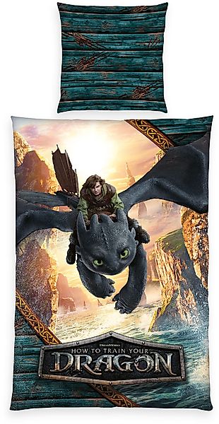 Bettwäsche Dragons, Renforcé, 2 teilig, Wendebettwäsche günstig online kaufen