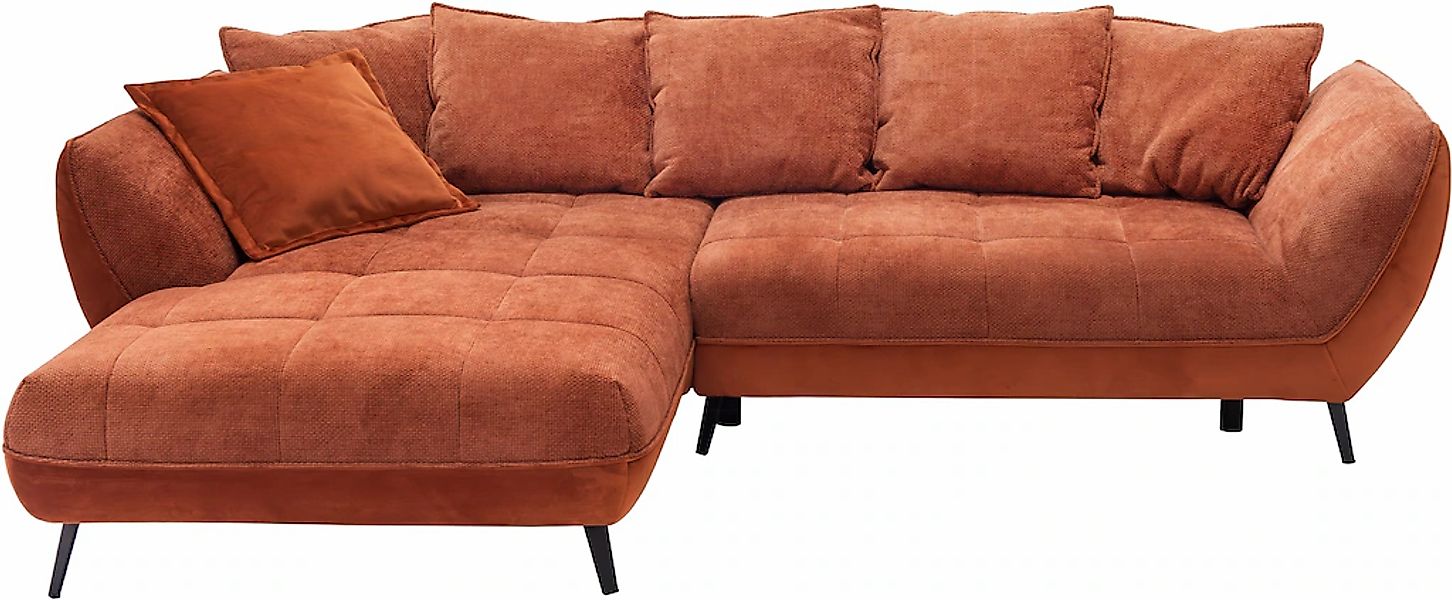 exxpo - sofa fashion Ecksofa "Midway mit einfacher Easy-Lift-Bettfunktion, günstig online kaufen