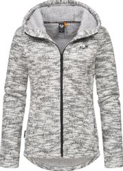 Ragwear Kapuzenstrickjacke "Lyshka Melange" Kuschelige Kapuzenjacke in Stri günstig online kaufen